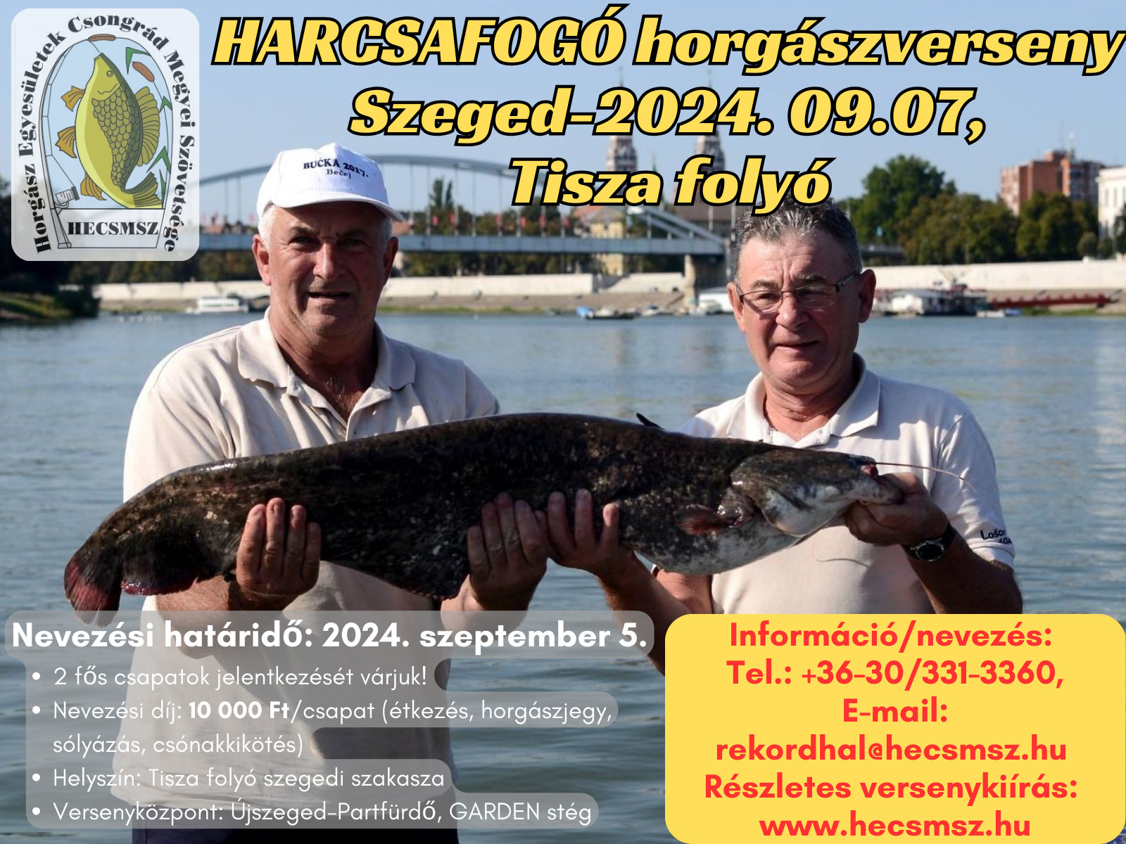 I. SzeHoVa Catfish&TheMasters Harcsafogó Horgászverseny